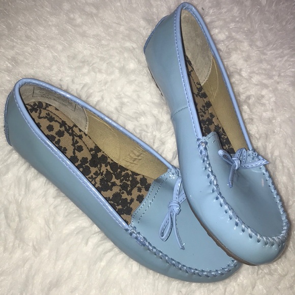 Lands' End Shoes Lands End Driving Loafer Blue Size 85 Wide Poshmark
